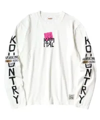 (新品) KAPITAL 20TENジク コットン ロングスリーブ Tシャツ 4のサムネイル