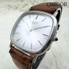 ✨稼働✨ SEIKO CREDOR 腕時計 白文字盤 メンズ クォーツのサムネイル