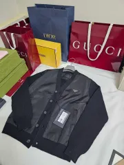 (新品) PRADA プラダ リナイロン カシミア カーディガン出品のサムネイル