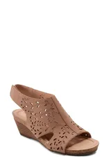 アース レディース シューズ ヒール サンダル Earthalin Wedge Sandal Women MEDIUM BROWN ブラウンのサムネイル