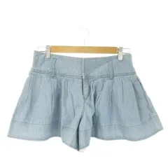 ジルスチュアート JILL STUART キュロット ショートパンツ 4 青 ブルー フレア プリーツ /AO31 ■GY58のサムネイル