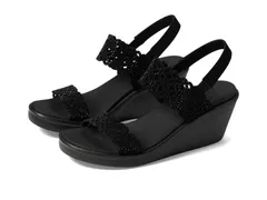スケッチャーズ レディース シューズ ヒール SKECHERS Rumble On Sassy Dayz BlackBlack ブラックのサムネイル