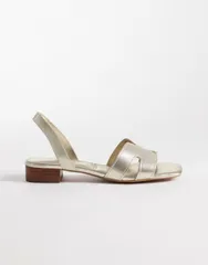 アルド レディース シューズ サンダル レザー ALDO Javamannon flat sandals leather GOLD ゴールドのサムネイル