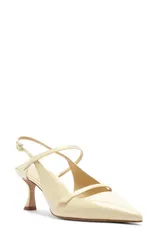 アレクサンドラバードマン レディース シューズ パンプス Alexandre Birman Tita Pointed Toe Slingback Pump Creamyのサムネイル