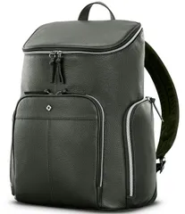 サムソナイト レディース バッグ バックパック・リュックサック レザー Samsonite Mobile Solution 2 Leather Deluxe Backpack Olive オリーブのサムネイル