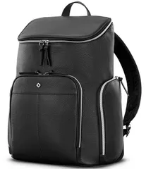 サムソナイト レディース バッグ バックパック・リュックサック レザー Samsonite Mobile Solution 2 Leather Deluxe Backpack Black ブラックのサムネイル