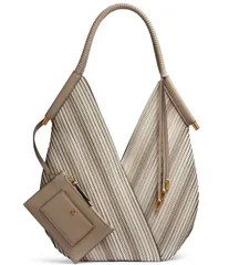 ダナキャラン レディース バッグ ミニ Donna Karan Baldwin Chevron Mini Shoulder Bag Neutral Multi マルチカラーのサムネイル