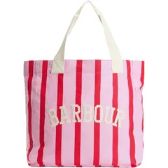 バブアー メンズ バッグ Barbour Emily Stripe Tote Bag Cherry Blossom ストライプのサムネイル