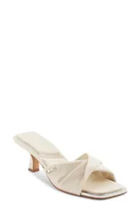 ダナ キャラン ニューヨーク レディース シューズ ヒール サンダル DKNY Twistrap Kitten Heel Sandal Boneのサムネイル