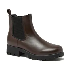 ランズエンド レディース シューズ ブーツ・レインブーツ チェルシーブーツ チェルシー レザー Lands End Classic Leather Chelsea Boots Black Leatheのサムネイル