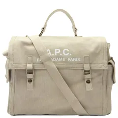 アーペーセー メンズ バッグ APC Recuperation Messenger Bag Light Grey グレーのサムネイル