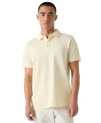 ゲス メンズ トップス ポロシャツ GUESS Mens Paul Piqu Polo Shirt Yellow イエローのサムネイル