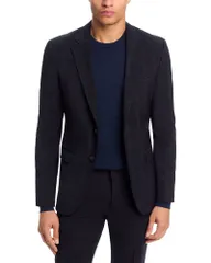 ヒューゴボス メンズ アウター ジャケット・ブルゾン スリムフィット Hugo Boss Arti Plaid Extra Slim Fit Suit Jacket Dark Blue ブルーのサムネイル