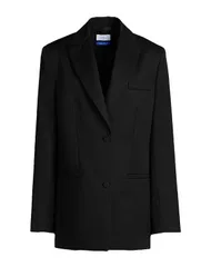 オフホワイト レディース アウター ジャケット・ブルゾン OFFWHITE テーラードジャケット Black ブラックのサムネイル