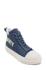 ダナ キャラン ニューヨーク レディース シューズ スニーカー DKNYaser Mid Sneaker Dark Blue ブルーのサムネイル