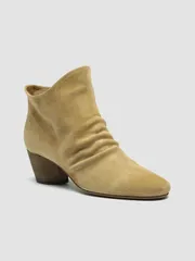 オフィチーネクリエイティブ レディース シューズ ブーツ・レインブーツ スエード Officine Creative Beth 006 Light Suede Bootie Light Brown ブのサムネイル