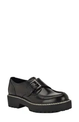 カルバンクライン レディース シューズ オックスフォード モンクストラップ モンク Calvin Klein Saundee Monk Strap Shoe Black ブラックのサムネイル