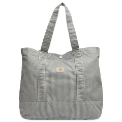 カーハート レディース バッグ Carhartt WIP Mercer Tote Bag Mercer Stripe Graphite Wax グラファイトのサムネイル