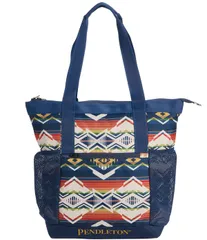 ペンドルトン レディース バッグ Pendleton Explorer Collection Zip Tote Bag Creekside Navy ネイビーのサムネイル