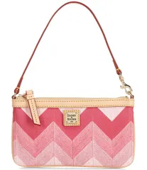 ドーネイアンドバーク レディース アクセサリー 財布 Dooney Bourke Cevron Large Slim Wristlet Hot Pink ピンクのサムネイル