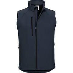 ラッセルアスレチック レディース アウター ジャケット・ブルゾン ジレ Russell Athletic Russell Mens 3 Layer Soft Shell Gilet Jacket Frのサムネイル