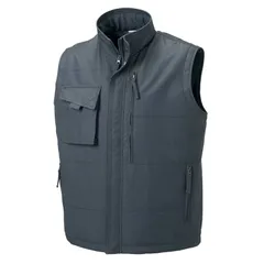 ラッセルアスレチック レディース アウター ジャケット・ブルゾン ジレ Russell Athletic Russell Mens Workwear Gilet Jacket Convoy Greyのサムネイル