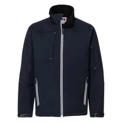 ラッセルアスレチック レディース アウター ジャケット・ブルゾン Russell Athletic Russell Mens Bionic Softshell Jacket French Navy ネのサムネイル
