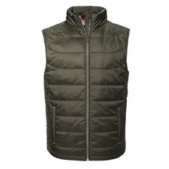 ラッセルアスレチック レディース アウター ジャケット・ブルゾン Russell Athletic Russell Mens Nano Padded Body Warmer Dark Olive オリのサムネイル