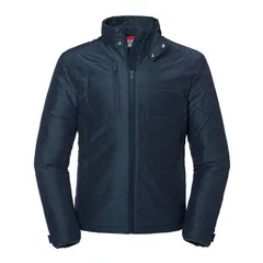 ラッセルアスレチック レディース アウター ジャケット・ブルゾン Russell Athletic Russell Mens Cross Padded Jacket French Navy ネイビーのサムネイル
