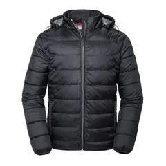 ラッセルアスレチック レディース アウター ジャケット・ブルゾン Russell Athletic Russell Mens Nano Hooded Padded Jacket Black ブラックのサムネイル