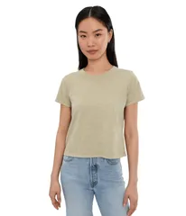 スプレンディット レディース トップス シャツ Splendid Louisa Short Sleeve Tee Fawnのサムネイル