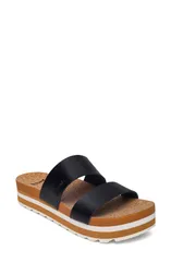 サヌーク レディース シューズ サンダル プラットフォーム Sanuk AltItude Platform Sandal Black ブラックのサムネイル