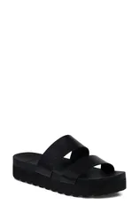サヌーク レディース シューズ サンダル プラットフォーム Sanuk AltItude Platform Sandal Full Black ブラックのサムネイル