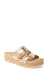 サヌーク レディース シューズ サンダル プラットフォーム Sanuk AltItude Platform Sandal Gold ゴールドのサムネイル