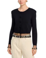バイマレンバーガー レディース アウター カーディガン By Malene Birger Shelly Cardigan Black ブラックのサムネイル