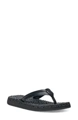 サヌーク レディース シューズ サンダル Sanuk Bubblecush Flip Flop Black ブラックのサムネイル