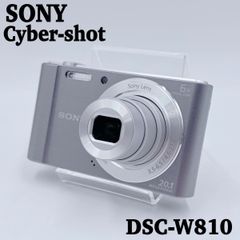 動作品】SONY Cyber-shot DSC-W810 シルバー コンデジ デジカメ