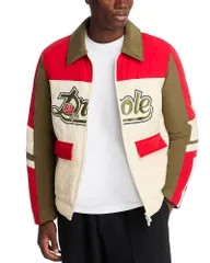 ドロール ド ムッシュ メンズ アウター ジャケット・ブルゾン ベスト ロゴ Drole De Monsieur La Veste Logo Racing Jacket Red レッドのサムネイル