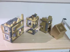 LEGOブロック ジオラマ建物 廃墟 コレクションのサムネイル