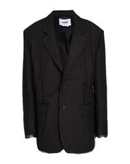 エムエスジイエム レディース アウター ジャケット・ブルゾン テーラードジャケット MSGM Black ブラックのサムネイル