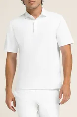 ウィルソン メンズ トップス ポロシャツ WILSON League Polo Bright White ホワイトのサムネイル