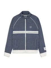 セルジオタッキーニ メンズ アウター ジャケット・ブルゾン Sergio Tacchini Dallas Houndstooth Track Jacket Maritime Blue ブルーのサムネイル