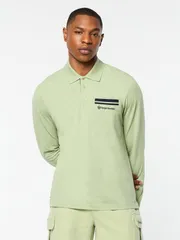 セルジオタッキーニ メンズ トップス ポロシャツ Sergio Tacchini Dario Long Sleeve Polo Resedaのサムネイル