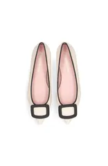プリティ・バレリーナ レディース シューズ パンプス Pretty Ballerinas Pointed Toe Buckle Flat Ivory アイボリーのサムネイル