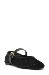 アレッツォ レディース シューズ パンプス Arezzo Abby Ballet Flat Black ブラックのサムネイル