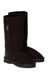 ケルティックアンドコー レディース シューズ ブーツ・レインブーツ Celtic Co Aqualamb Shearling Calf Boots Darkest Brown ブラウンのサムネイル