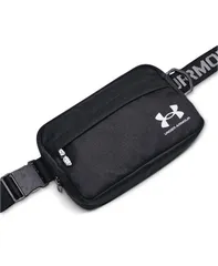 アンダーアーマー メンズ バッグ ロゴ Under Armour Mens Logo Crossbody Bag Black Black White ホワイトのサムネイル
