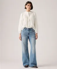 リーバイス レディース シューズ ブーツ・レインブーツカット ジーンズ Levis Womens PremiumidRise Loose Bootcut Jeans Easy Daysのサムネイル
