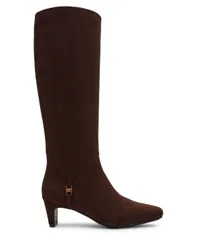 アンクライン レディース シューズ ブーツ・レインブーツ Anne Klein Womens Iverson Knee High Dress Boots Regular Wide Calf Darkのサムネイル