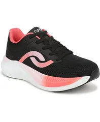 ライカ レディース シューズ スニーカー レース Ryka Womens Convoy LaceUp Walking Sneakers BlackPink Mesh ブラックのサムネイル